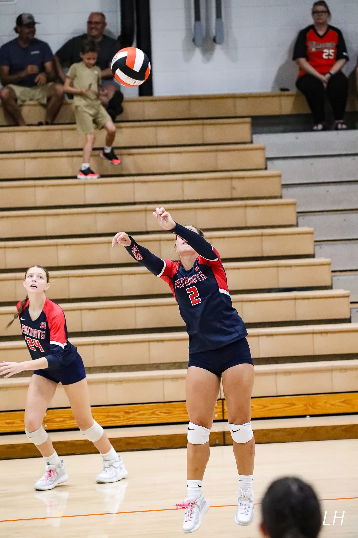 Marlee celebrating with teammates